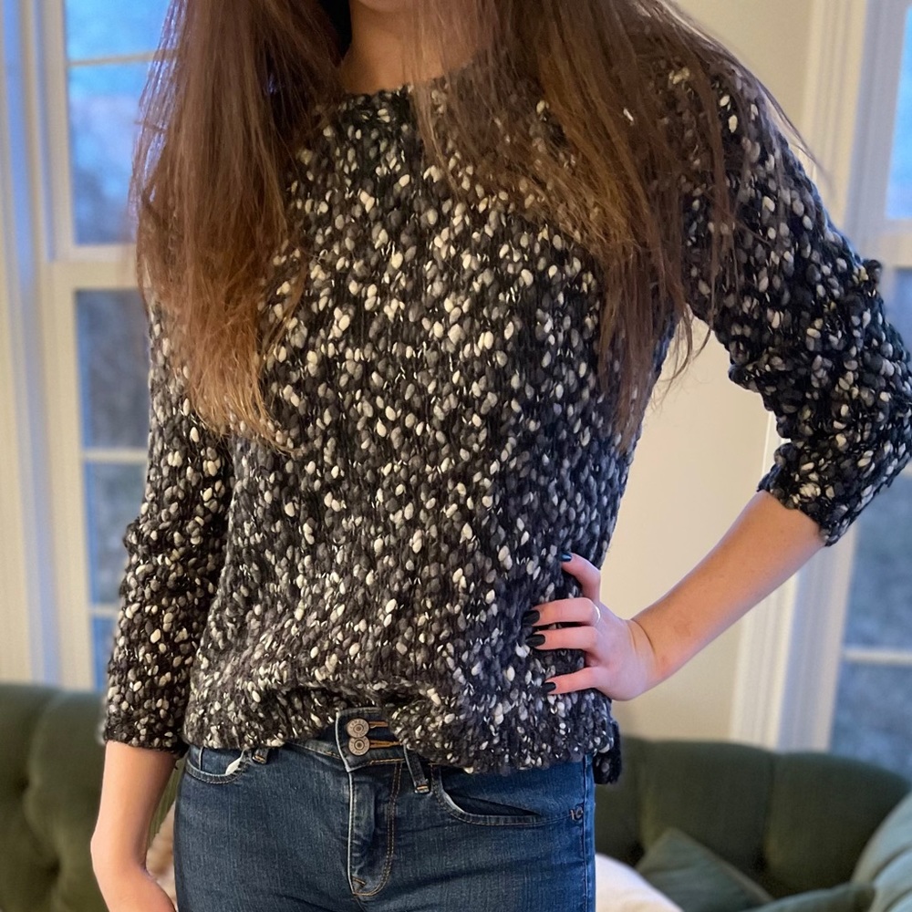 NWOT Black Chunky Knit Sweater